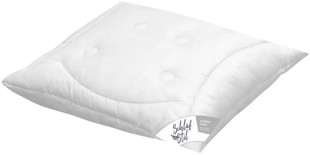 Schlafstil Kaschmir 3-Kammer Kopfkissen N700 40x80 cm