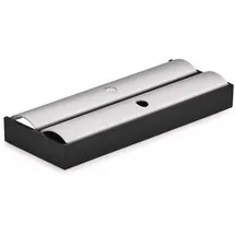 Naber Modify Folieneinsatz B 137,5 x T 472 x H 37,5 mm, Esche schwarz/Besteckeinsatz Holz