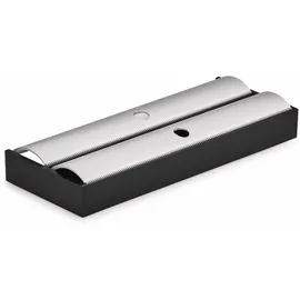 Naber Modify Folieneinsatz B 137,5 x T 472 x H 37,5 mm, Esche schwarz/Besteckeinsatz Holz