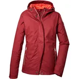 KILLTEC Damen Funktionsjacke/Outdoorjacke mit Kapuze KOS 68 WMN JCKT, weinrot, 48,