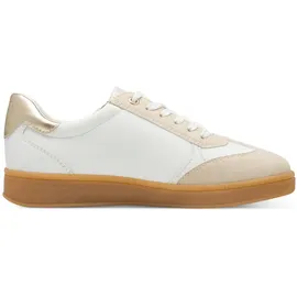 Marco Tozzi Sneaker Damen Weite E Weiß/Gold 39
