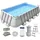 Avenli Frame Plus Stahlrahmenpool Set Rechteckig 549 x 305 x 122 cm Grau mit Filterpumpe Leiter Abdeckplane und Bodenschutzplane