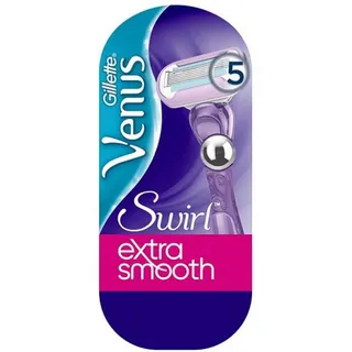 Gillette Venus Swirl extra smooth Nassrasierer plus 2 Ersatzklingen