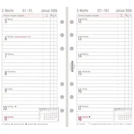 Chronoplan Kalendereinlage 2026 Wochenplan Midi (9,6 x 17,2 cm)