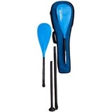 Sport Vibrations® 4-teiliges SUP Paddel CarbonComp 8'0" inkl. 2.Paddelblatt mit Kajakfunktion mit Paddel Bag/Tasche