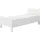 Priess Einzelbett PRIESS "Arnsberg", weiß (lichtweiß, weiß), B:108cm L:208cm, Betten, Kinder-Einzelbett Jugendbett Bettgestell, Komforthöhe mit gepolstertem Kopfteil