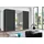 WIMEX Schwebetürenschrank Ernie 270 x 210 x 65 cm Grau