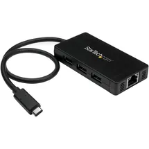 Startech 3-Port USB 3.0 Hub with USB-C Eingabe / Ausgabe Dockingstations und Hubs