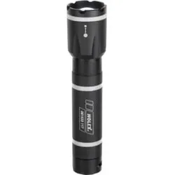 Holex LED-Taschenlampe, schwarz mit Batterien, Typ: 117