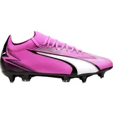 Puma Ultra Match MxSG Soccer Shoe, Poison PINK White Black, 45 EU