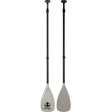 Runga Teil-Carbon Vario-Paddel schwarz/grau 3-tlg Stand Up Paddling SUP #RB34