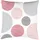 HOME WOHNIDEEN Kissenbezug Borden 50 x 50 cm Rosa