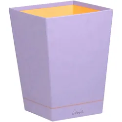 Rhodiarama Papierkorb aus Kunstleder, 27x27x32cm - Schwertlilie 318829C