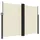 furnicato Seitenmarkise 180 x 600 cm Creme Polyester