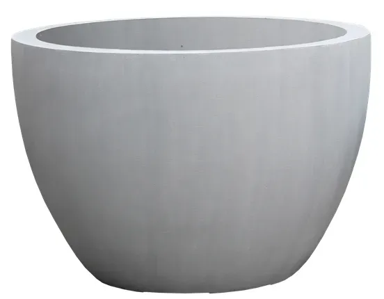 Kübel Pallas - Zementgrau - 88 cm