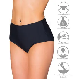 Aquarti Bikini-Hose Damen Schwarz 48