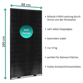 myvoltaics MyBasic bifazial 630 W inkl. WLAN Wechselrichter