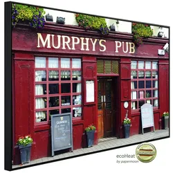 papermoon Infrarotheizung »EcoHeat - Murphys Pub Dingle Bay«, Matt-Effekt - bunt
