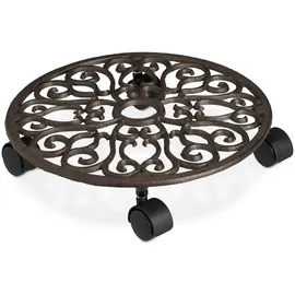 Relaxdays Pflanzenroller rund Ø 33,5 cm