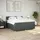 vidaXL Boxspringbett 180 x 200 cm Dunkelgrau