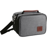 Umami Premium Kühltasche Klein, Lunchbag für Arbeit, Reisen, Büro, Picknick, Mini-Lunchbag Isoliert, Faltbare Lunchtasche, Kleine Kühltasche, Isoliertasche 4L, Grau