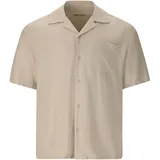 NOU Kurzarmhemd Beige XL