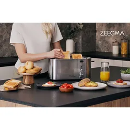 Zeegma TOSTEE CHEF, 1500 W, Auftauen, - Stoppen, Krümelfach, LED-Timeranzeige, 6 Stufen,