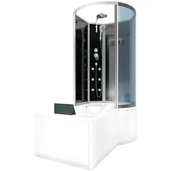 AcquaVapore Kombination Badewanne Dusche K50-L30 Duschtempel 170x100 cm