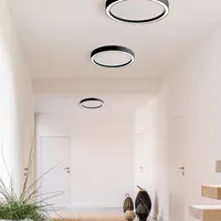 Bopp Aura LED-Deckenlampe Ø 40cm weiß/schwarz