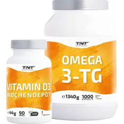 TNT Omega 3 und Vitamin D3 Sparbundle One Size