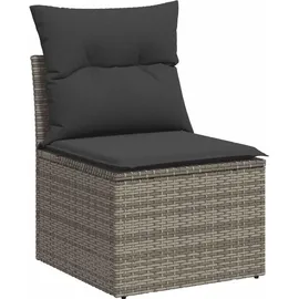 vidaXL Garten-Lounge-Set 9-tlg. grau