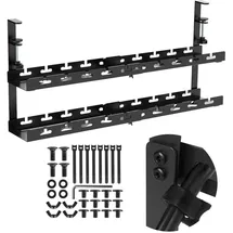 Maclean Brackets Kabelorganisator 2 Ebenen MC-102 B Schwarz