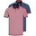 JACK & JONES Paulos 2 Units Kurzarm-poloshirt Bright Cobalt / Pack 1 Bright Cobalt / 1 White L