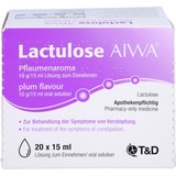 T & D Pharma GmbH Lactulose AIWA Pflaumenaroma 10 g/15 ml Lös.z.Ein.