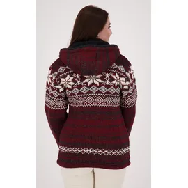 DEPROC activ Strickfleecejacke Rot M