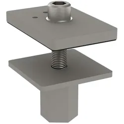 Tisch-Einbau Adapter für LEDLeuchte MAULjaval u. MAULjuvis silber