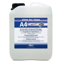 Reinigungsmittel elma tec clean A4 für Ultraschallgerät, alkalisch, Konzentrat, 2,5 Liter