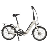 Saxonette E-Bike »Compact Comfort Plus«, 3 Gang, Frontmotor 250 W, (mit Akku-Ladegerät), 11400012-33 weiß glänzend 20 Zoll (50,80 cm)