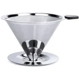 Kaffeefilter Aus Edelstahl Mit Ständer, Wiederverwendbarer Filterhalter Für Die Pour-through-methode
