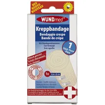 Wundmed Kreppbandage 1 St. beige 4 m x 8 cm
