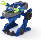 Simba Dickie Toys - Polizei Trooper (12 cm) – 2 in 1 Roboter - Polizeiauto