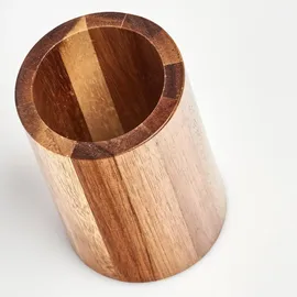 Zeller Zahnputzbecher Holz Braun