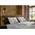 PURE luxury collection Alva Federn Blau 155 x 220 cm + 2 x 80 x 80 cm