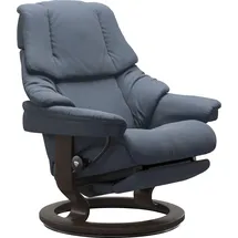 Stressless "Reno", elektrisch verstellbar, optional 2-motorisch, Größe M & L blau 79 cm x 108 cm x 78 cm