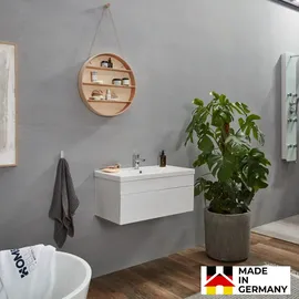 Home Deluxe Badmöbel WANGEROOGE BIG 80 cm S - Weiß