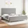 vidaXL Bettgestell 180 x 200 cm Hellgrau