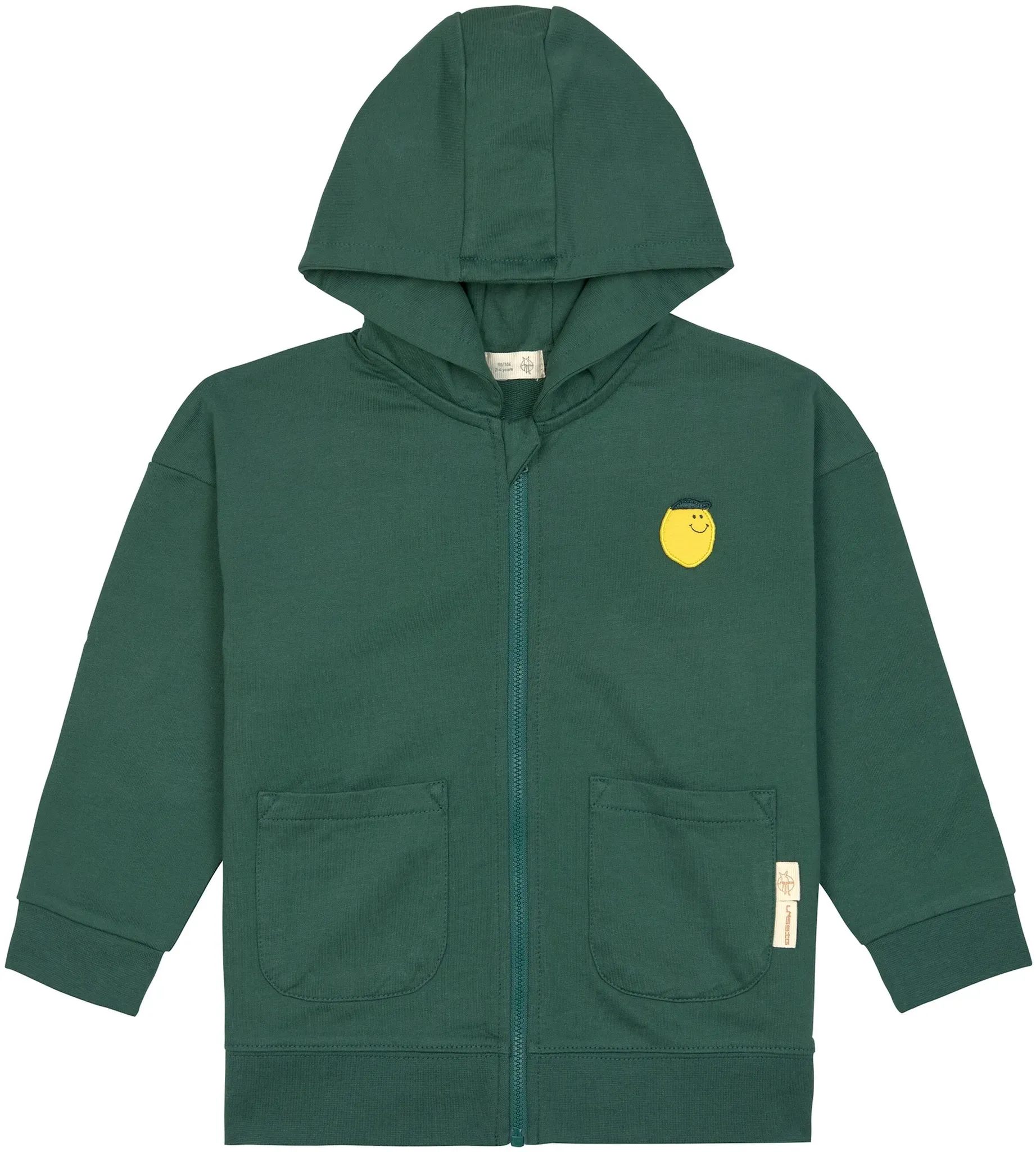 Lässig Sweatjacke mit Kapuze Little Gang, gruen, 86