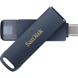 SanDisk Phone Drive for iPhone Metallic Sky 256GB, USB-C 3.0/Lightning (SDIXD0N-256G-GN6NE)
