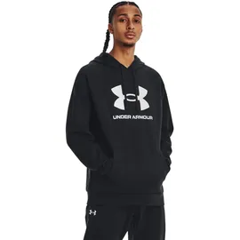 Under Armour Rival Fleece Logo Hoodie Herren 001 black/white XS