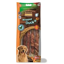 Hunde - Snacks NOBBY StarSnack Barbecue Wrapped Duck, XL, 25 cm